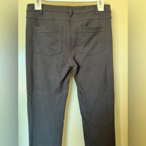 Vince ponte skinny stretch pants leggings size 2 charcoal grey pockets - Picture 5 of 8